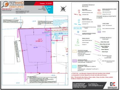 Vente Terrain SEGNY 01170