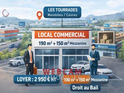 Vente Local commercial CANNES 06400