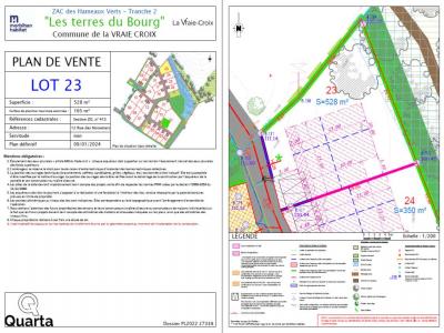 Vente Terrain VRAIE-CROIX 56250