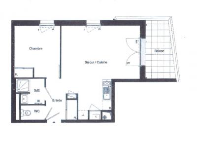 Location Appartement 2 pi�ces SAINT-HERBLAIN 44800
