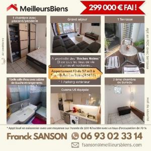 Vente Appartement 3 pi�ces BELLEMENE 97460