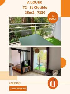 Location Appartement 2 pi�ces SAINTE-CLOTILDE 97490