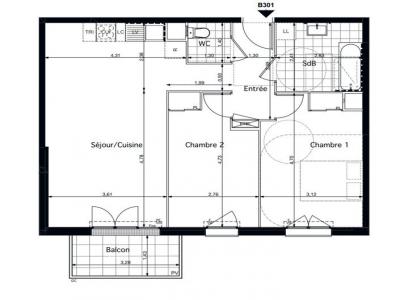 Vente Appartement 3 pi�ces PONTOISE 95000