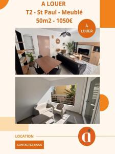 Location Appartement 2 pi�ces BOIS-DE-NEFLES-SAINT-PAUL 97411