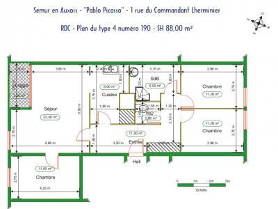 Location Appartement 4 pi�ces SEMUR-EN-AUXOIS 21140