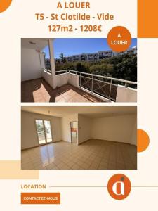 Location Appartement 5 pi�ces SAINTE-CLOTILDE 97490