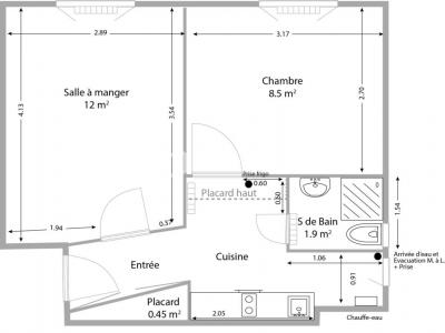 Location Appartement 2 pi�ces NEUILLY-SUR-MARNE 93330