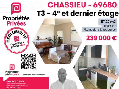 Vente Appartement 3 pi�ces CHASSIEU 69680