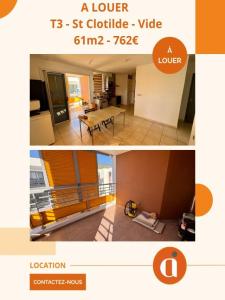 Location Appartement 3 pi�ces SAINTE-CLOTILDE 97490