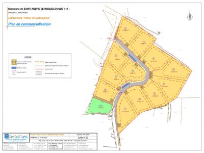 Vente Terrain SAINT-ANDRE-DE-ROQUELONGUE 11200