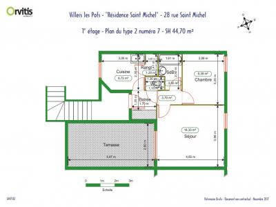Location Appartement 2 pi�ces VILLERS-LES-POTS 21130