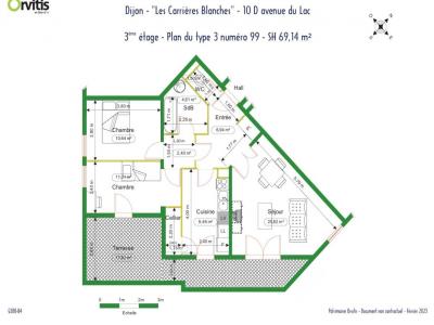Location Appartement 3 pi�ces DIJON 21000