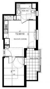 Location Appartement 2 pi�ces CLERMONT-FERRAND 63000