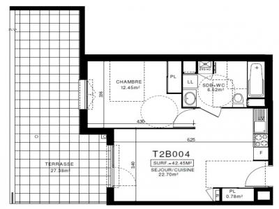 Location Appartement 2 pi�ces CLERMONT-FERRAND 63000