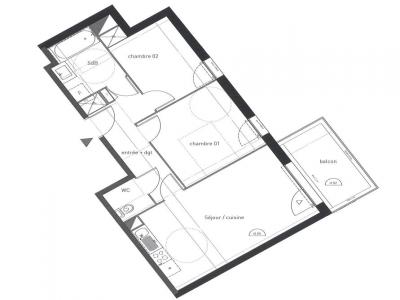 Location Appartement 3 pi�ces VERTOU 44120