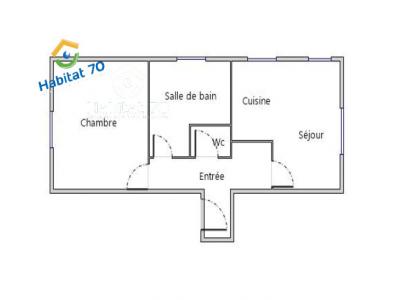 Location Appartement 2 pi�ces LURE 70200
