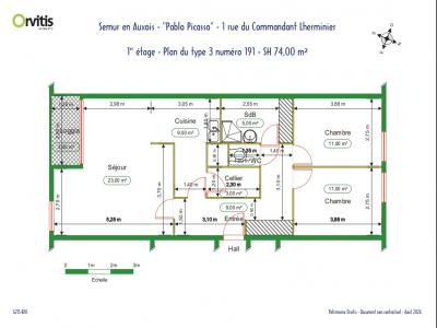 Location Appartement 3 pi�ces SEMUR-EN-AUXOIS 21140