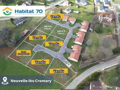 Vente Terrain NEUVELLE-LES-CROMARY 70190