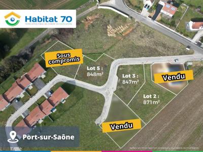 Vente Terrain PORT-SUR-SAONE 70170