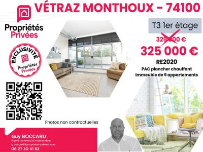 Vente Appartement 3 pi�ces VETRAZ-MONTHOUX 74100