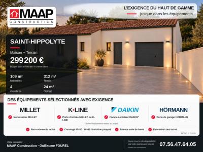 Vente Maison 5 pi�ces SAINT-HIPPOLYTE 17430