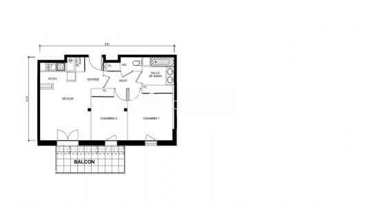 Location Appartement 2 pi�ces TOULOUSE 31200
