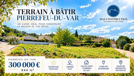 Vente Terrain PIERREFEU-DU-VAR 83390