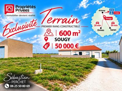 Vente Terrain SOUGY 45410