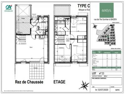 Annonce Vente 4 pices Maison Baden 56