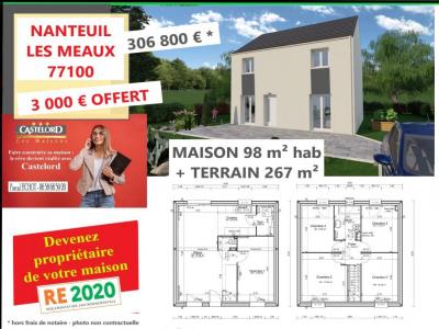 For sale Nanteuil-les-meaux 6 rooms 98 m2 Seine et marne (77100) photo 0