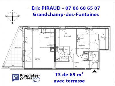 Annonce Vente 3 pices Appartement Grandchamps-des-fontaines 44
