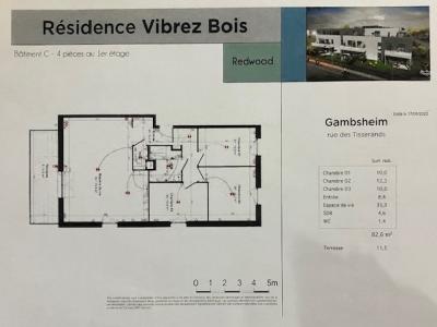 Annonce Location 4 pices Appartement Gambsheim 67