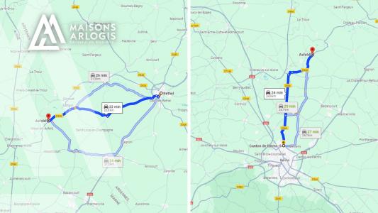 Acheter Terrain 613 m2 Asfeld