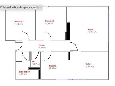 For sale Jarville-la-malgrange 4 rooms 69 m2 Meurthe et moselle (54140) photo 3