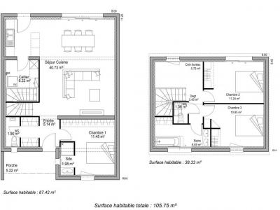 Acheter Maison 106 m2 Pian-medoc