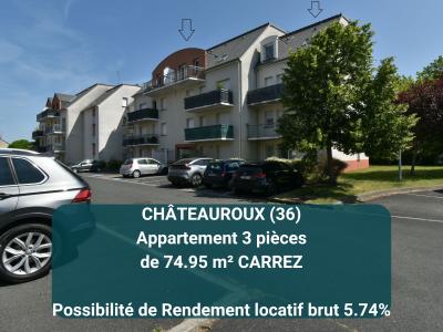 For sale Chateauroux 3 rooms 75 m2 Indre (36000) photo 0