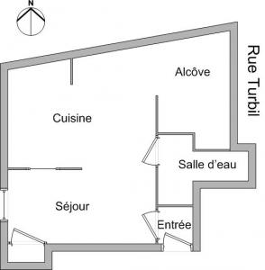 For rent Lyon-3eme-arrondissement 1 room 29 m2 Rhone (69003) photo 4