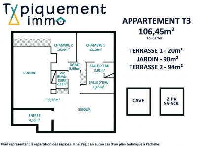 For sale Toulouse 3 rooms 106 m2 Haute garonne (31300) photo 2