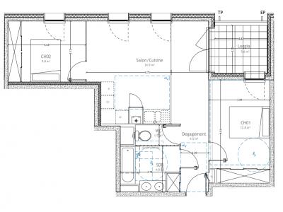 Acheter Appartement 58 m2 Lattes