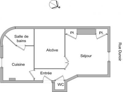 For rent Lyon-3eme-arrondissement 1 room 37 m2 Rhone (69003) photo 4