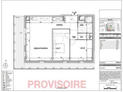 Annonce Location 3 pices Appartement Nantes 44