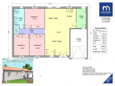 Acheter Terrain 400 m2 Corcoue-sur-logne