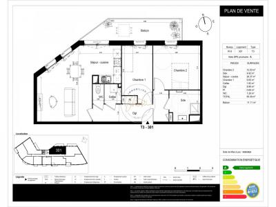 Annonce Vente 3 pices Appartement Dunkerque 59