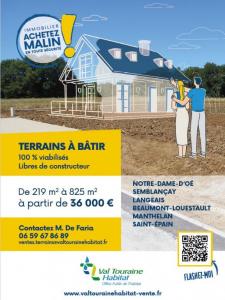 Annonce Vente Terrain Tours 37