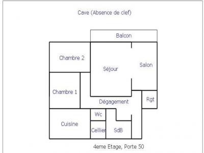 Louer Appartement 86 m2 Blois