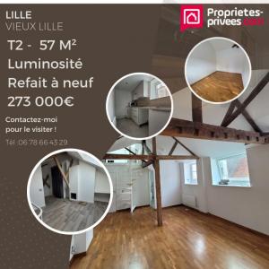 For sale Lille 2 rooms 57 m2 Nord (59000) photo 0