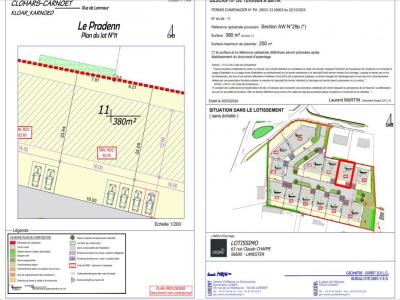 Acheter Terrain 380 m2 Clohars-carnoet