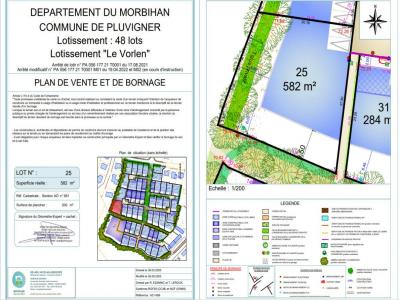 Acheter Terrain Pluvigner 119000 euros