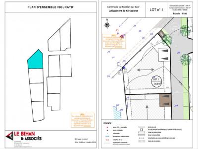 Acheter Terrain 356 m2 Moelan-sur-mer