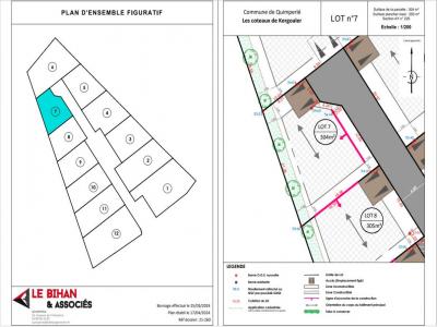 Acheter Terrain 304 m2 Quimperle